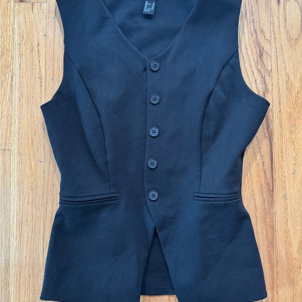 Forever 21 Classic Black Vest
